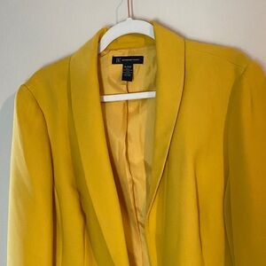INC International Concepts Women's Vibrant Yellow Blazer